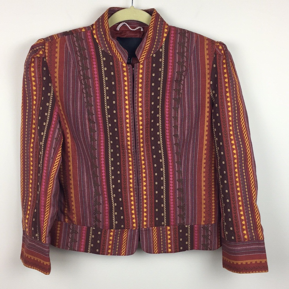 The Limited - Embroidery Woven Blazer Style Jacket